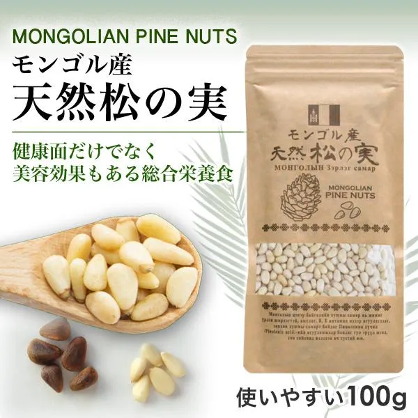 松の実 100ｇ モンゴル産 天然 無添加_TOP